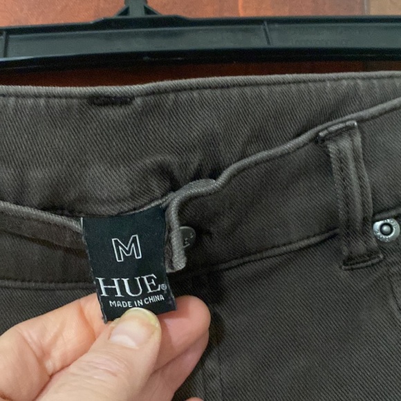SIZE MED HUE DARK BROWN JEGGINGS - Picture 3 of 3